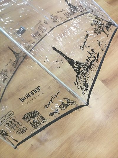 Paraguas Isotoner vinilo Paris
