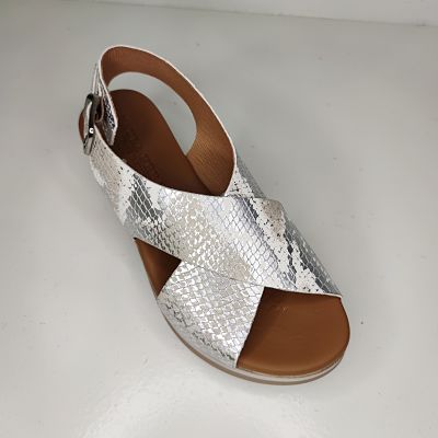 Sandalia Paula Urban 2-52 Blanco Plata | ARPEL