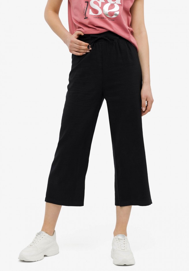 Pantalón culotte Rosi negro