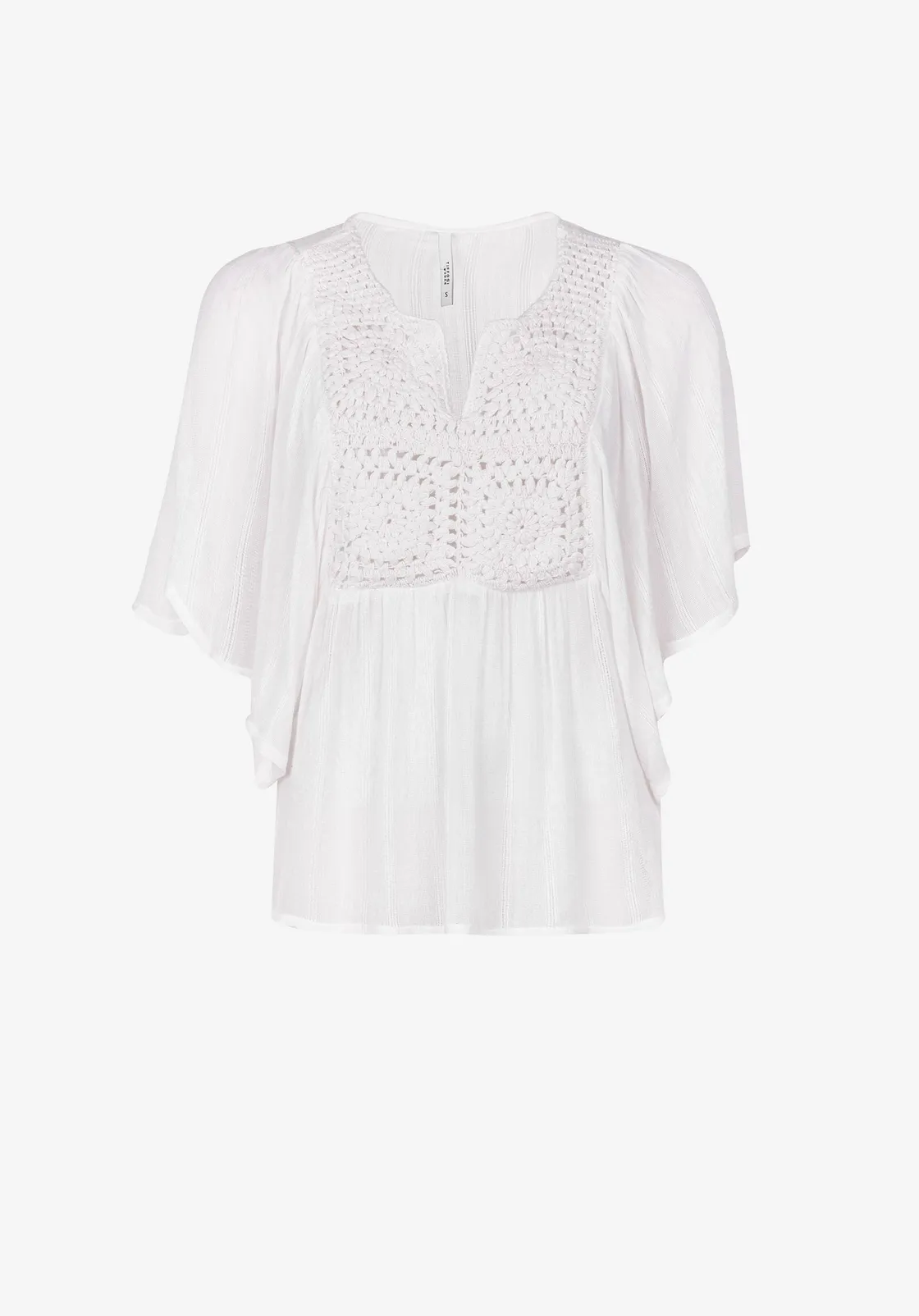 Blusa Bambula Tiffosi Totem blanca