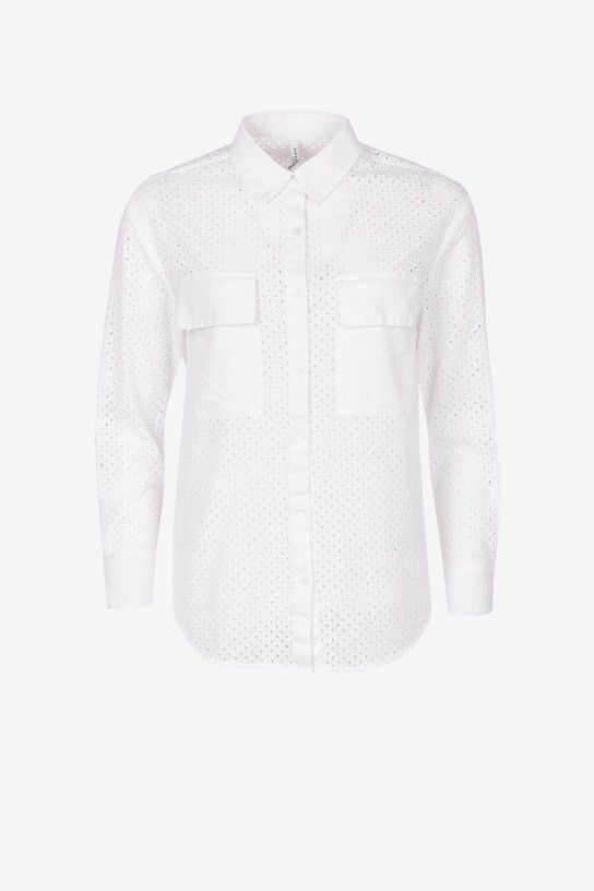 Camisa Tejido Ingles Tiffosi Nexus Blanca