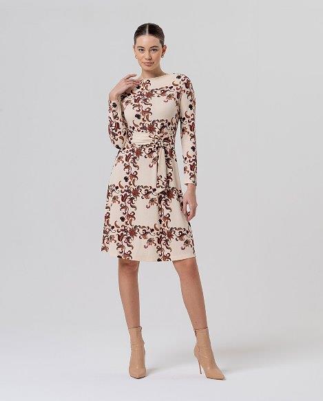 Vestido punto midi ramas y cardos Surkana Bupa 