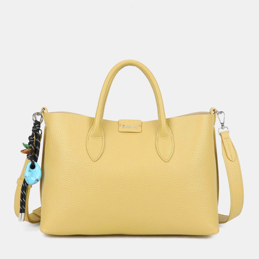 Bolso paquetero colgante piedras Binnari Quila ambar