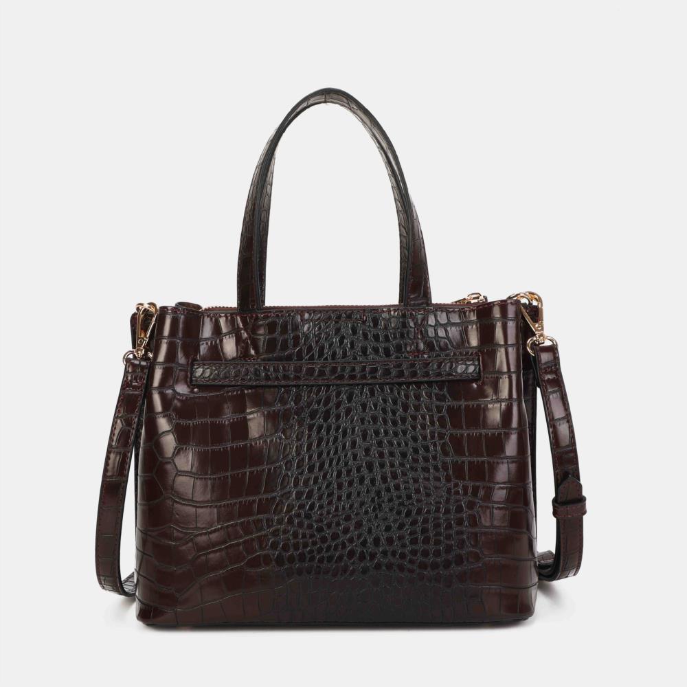 Bolso maletín coco Binnari Bali bordo trasera