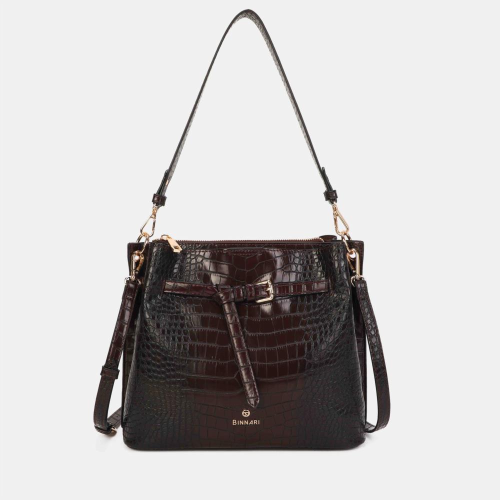 Bolso bandolera coco Binnari Bali bordo