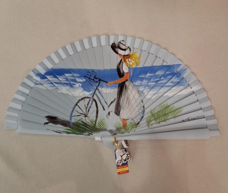 Abanico mujer playa bicicleta Aire distinto