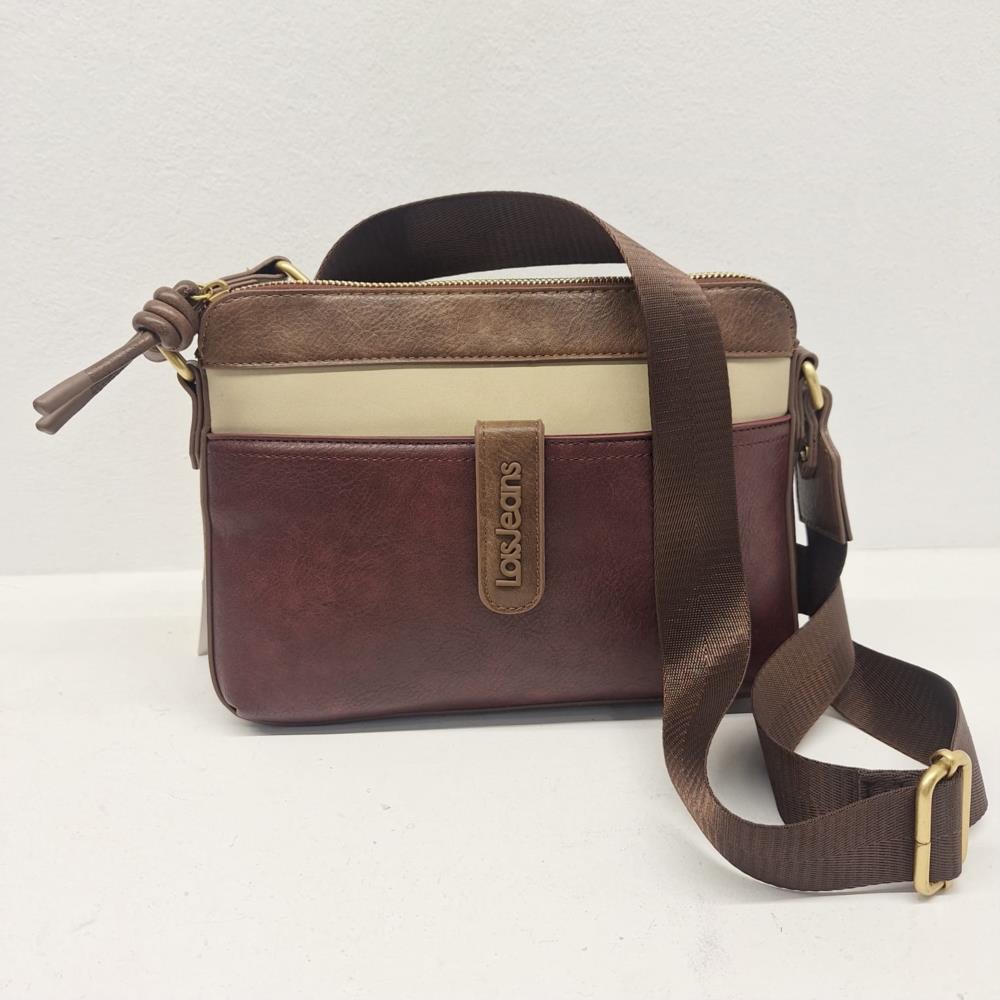 Bolso bandolera horizontal tricolor Arsamar Lois