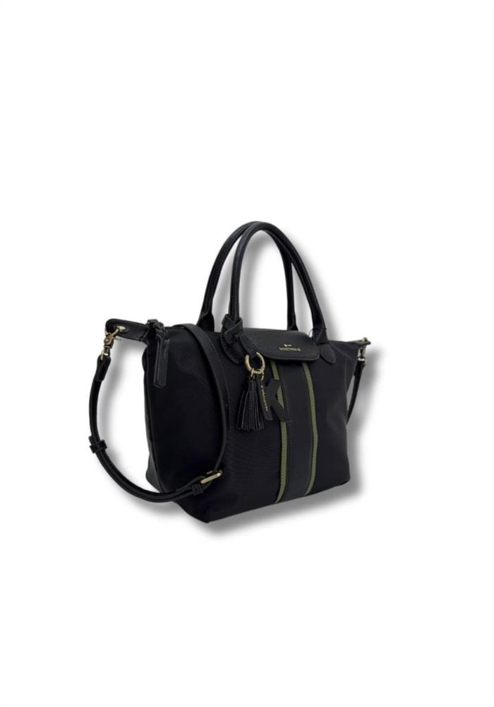 Bolso nylon con solapa Martina K detalle