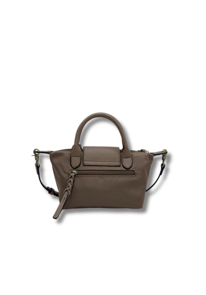 Bolso nylon pequeño con solapa Martina K trasera
