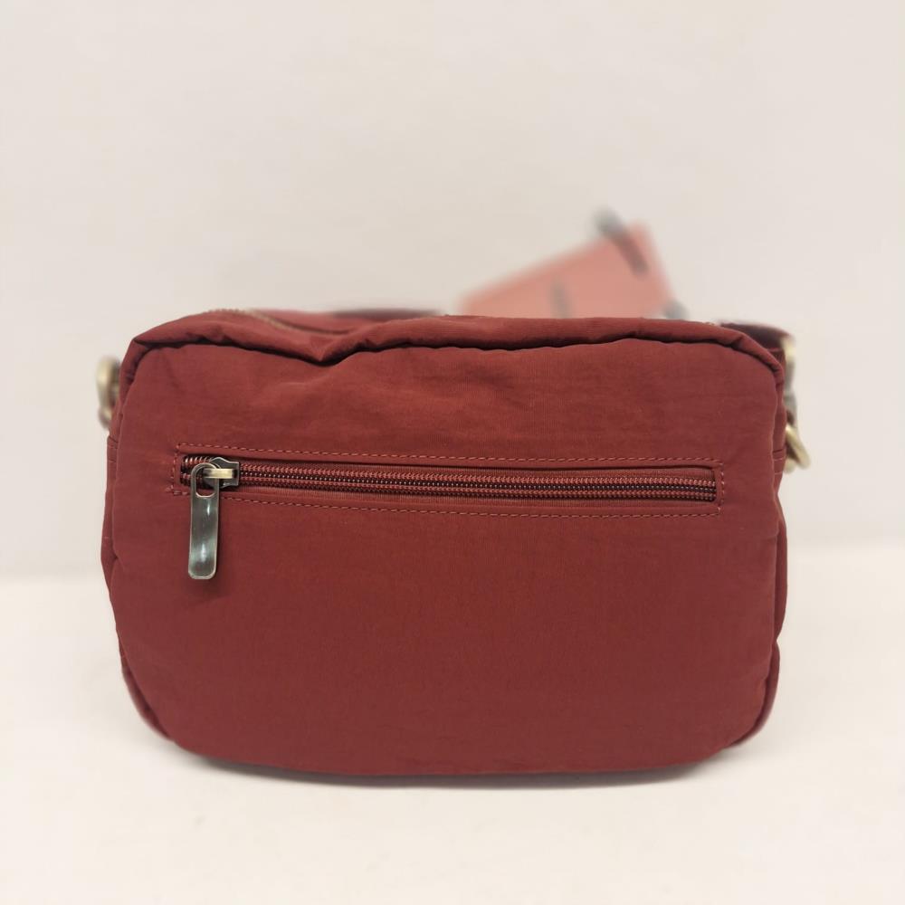 Bolso bandolera lowi nylon Tiger granate trasera