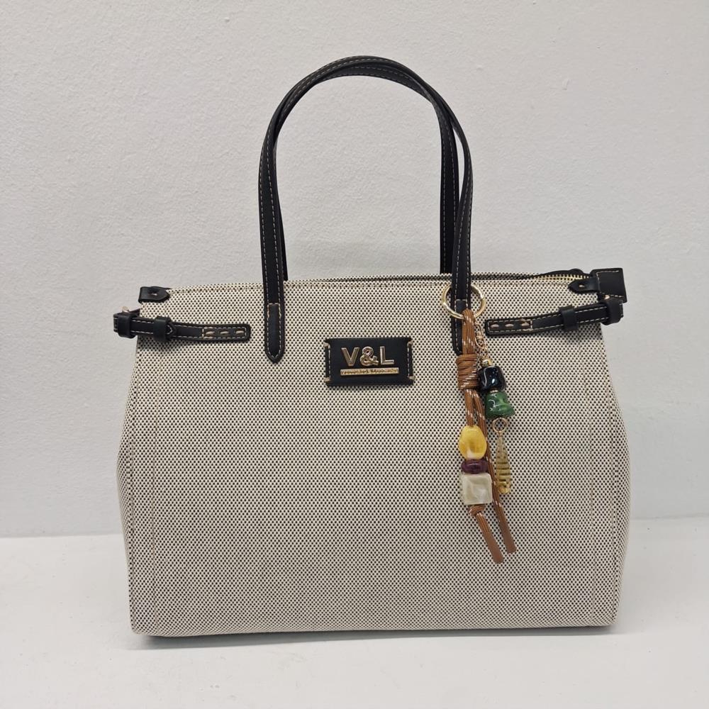 Bolso paquetero grande Birking lona V&L VL680 negro