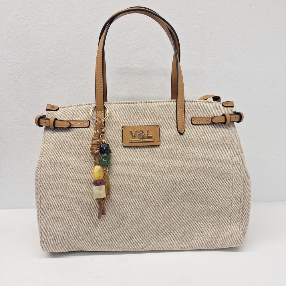 Bolso paquetero Birking lona V&L VL680 cuero
