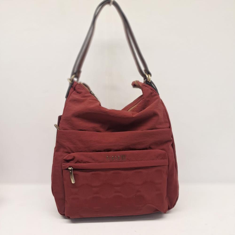 Bolso mochila transformable nylon Tiger granate