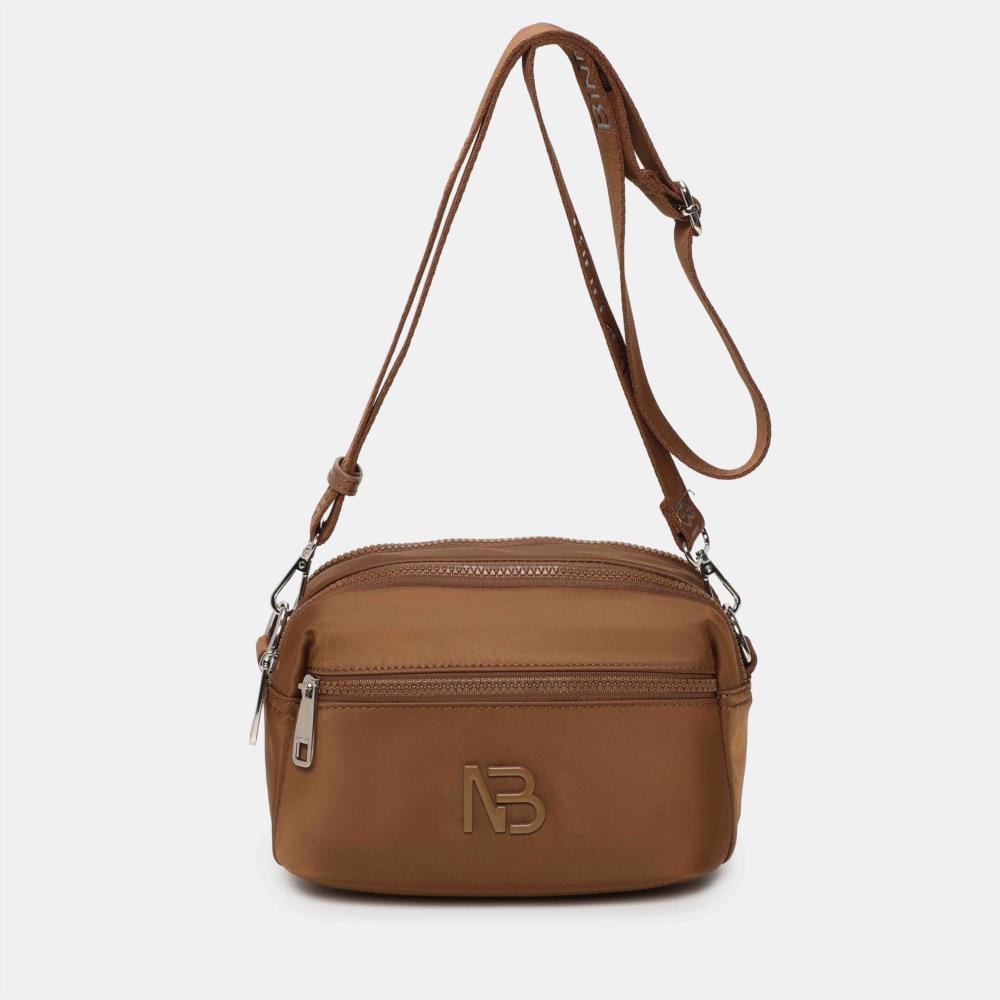 Bolso bandolera lowi nylon Binnari Nubia nuez 
