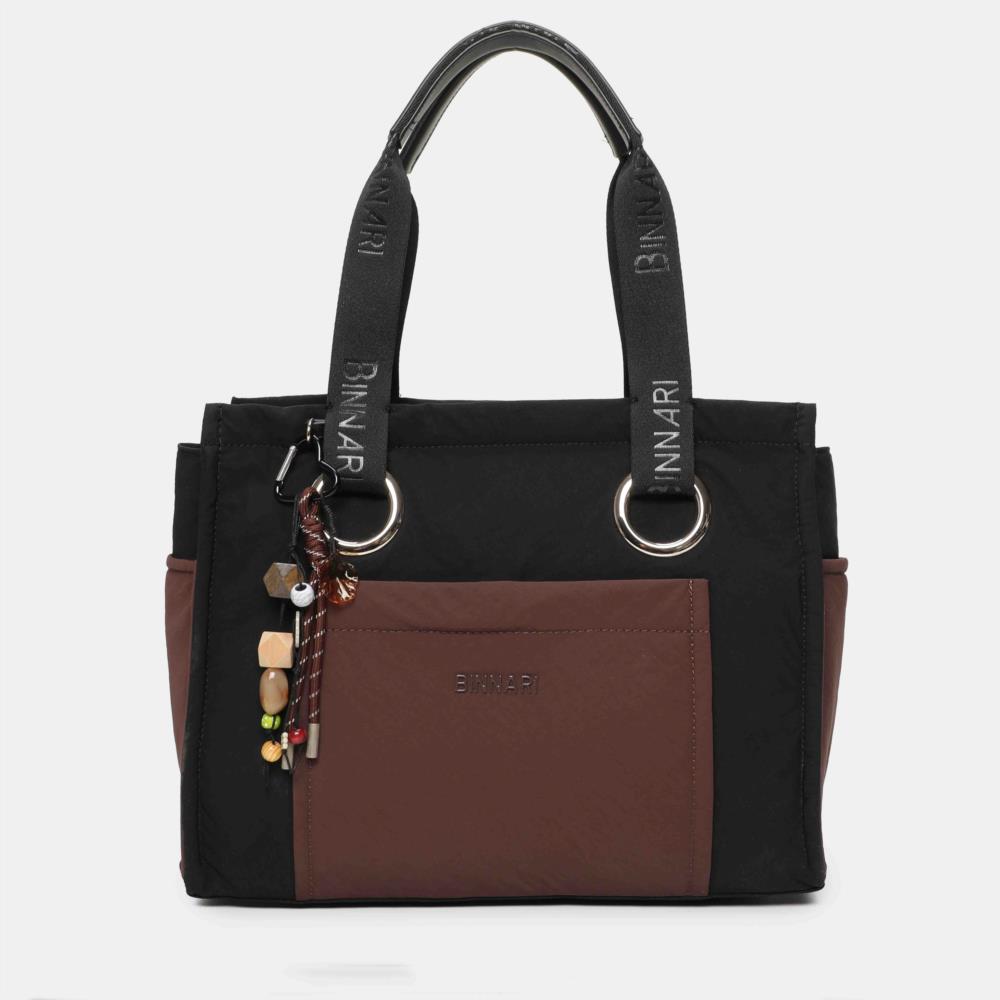 Bolso paquetero nylon bicolor Binnari Java