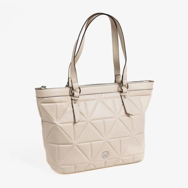 Bolso tote acolchado Matties 20569 Ios beige