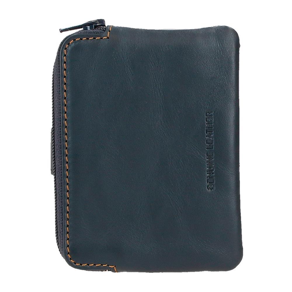Billetero unisex con monedero puntadas "PEPE JEANS" trasera