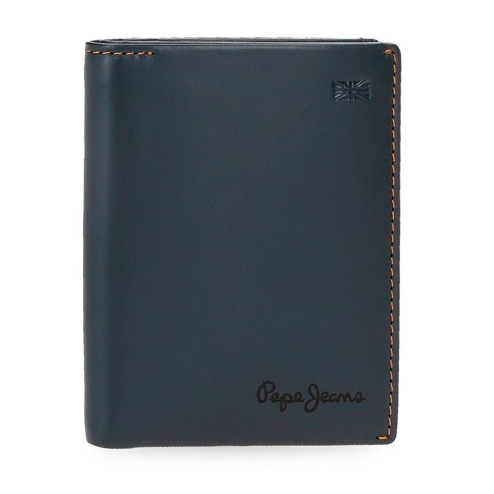 Billetero vertical 1 carnet  puntadas "PEPE JEANS"