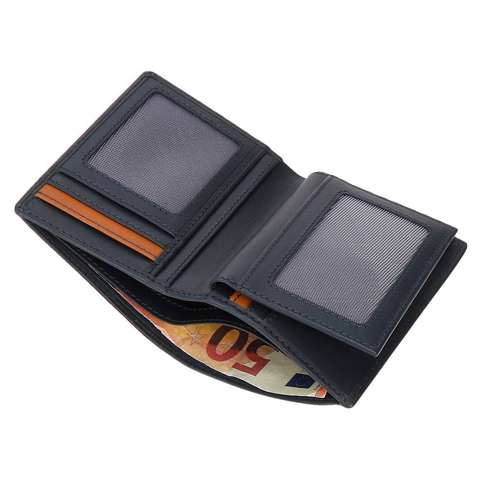 Billetero vertical 1 carnet  puntadas "PEPE JEANS" interior