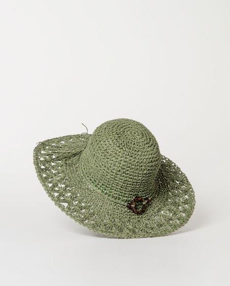 Pamela de rafia lisa Surkana ORA521 verde