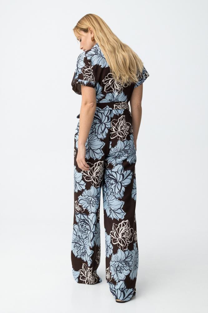 Mono pantalón floronas Tiffosi Nicotina trasera