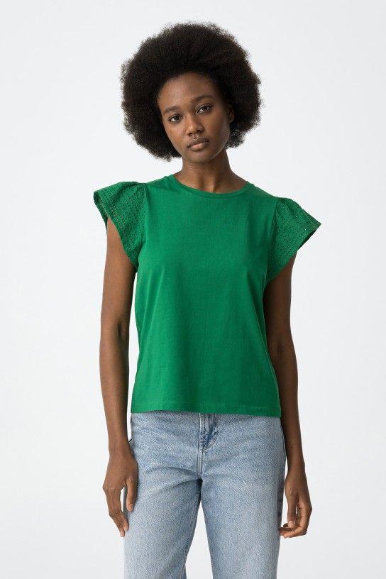 Camiseta manga tejido ingles Tiffosi Graciosa verde