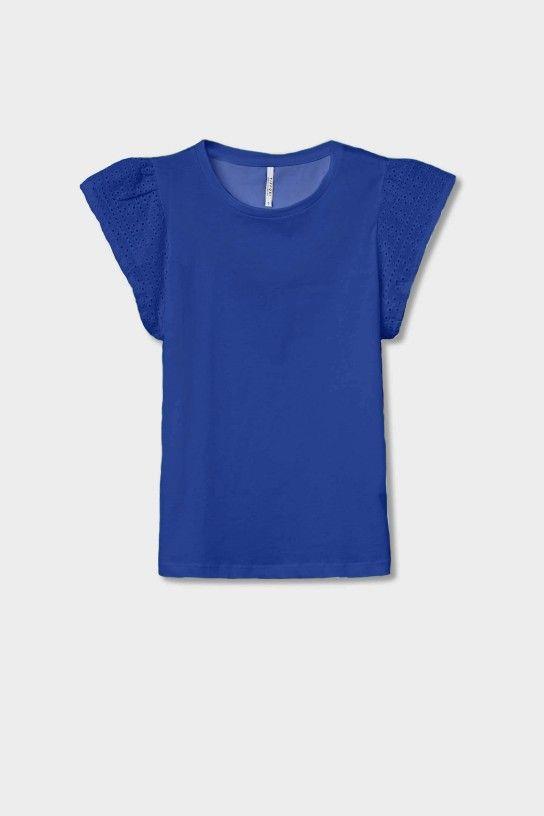 Camiseta manga tejido ingles Tiffosi Graciosa azulon