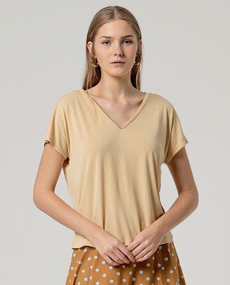 Camiseta sin mangas escote pico Surkana BAMO015 arena