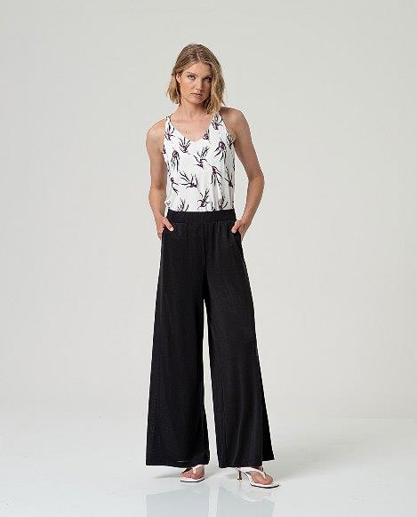 Pantalón ancho Surkana BAMO518 negro