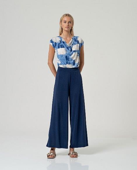 Pantalón ancho Surkana BAMO518 azul