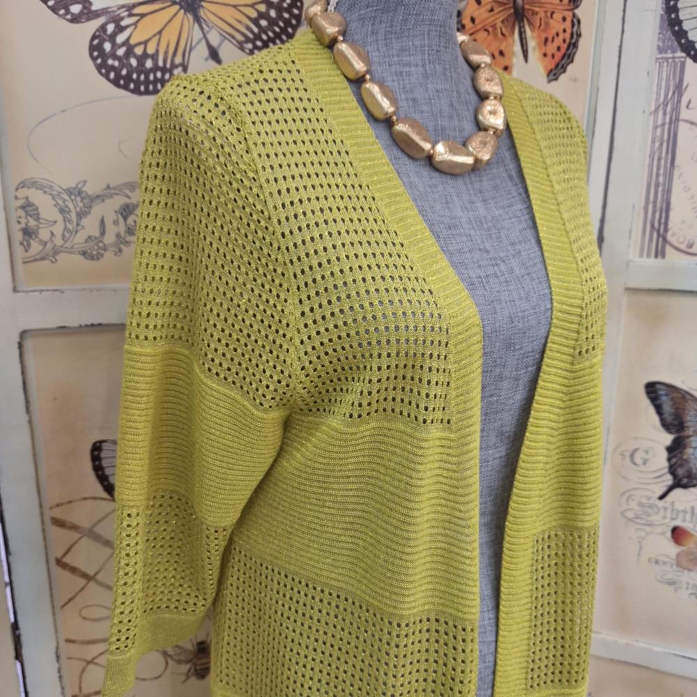 Chaqueta larga calada Lemaille lima 8240  detalle