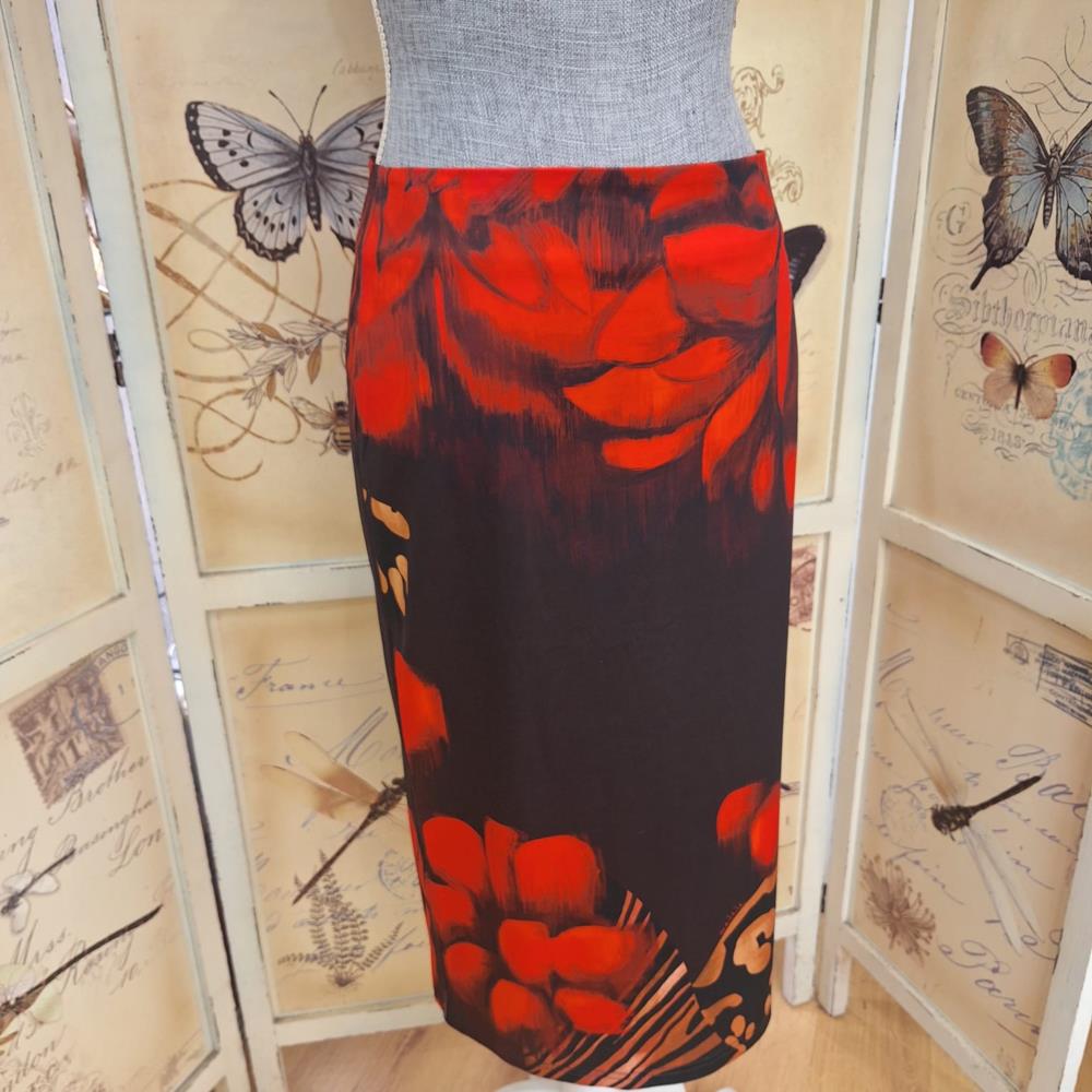 Falsa midi estampación flores Malala 2409