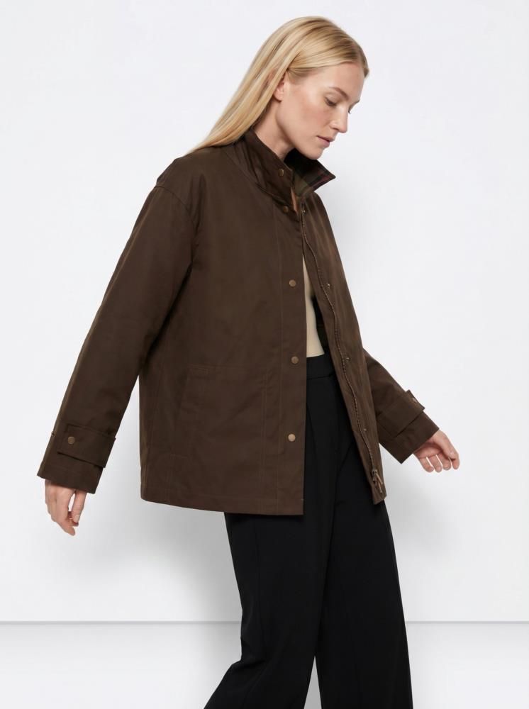 Parca tipo barbour Tiffosi Ginger lateral