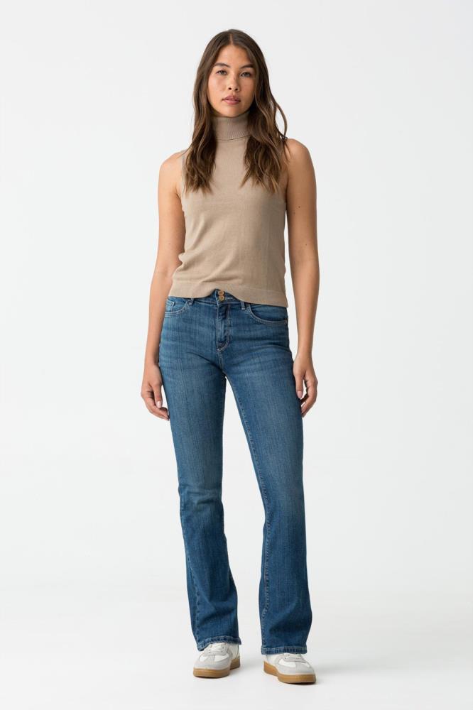Pantalón vaquero light push up Tiffosi Boot Cut de frente