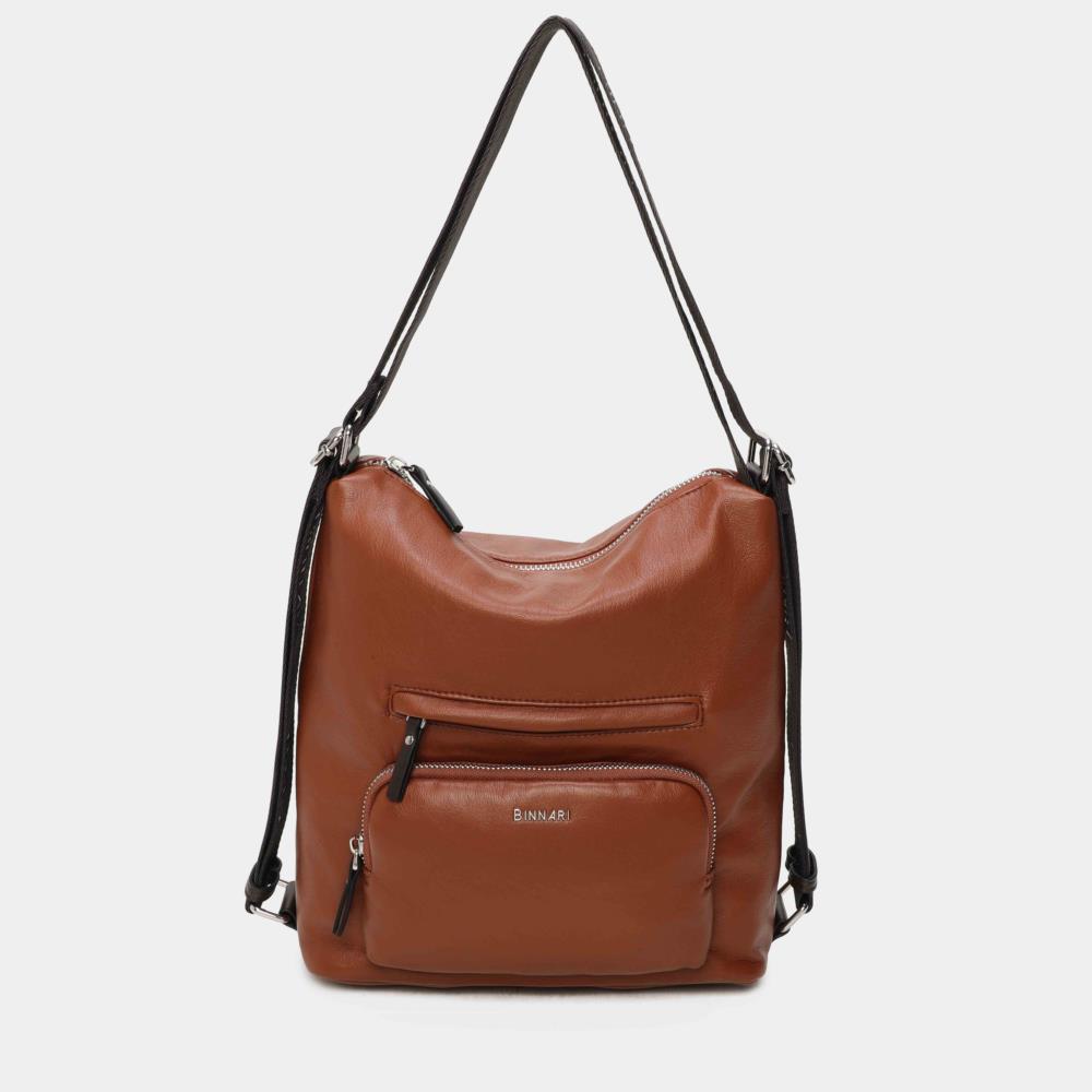 Bolso transformable en mochila Binnari Rosie 20892 cuero