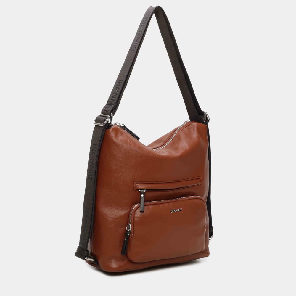 Bolso transformable en mochila Binnari Rosie 20892 cuero trasera