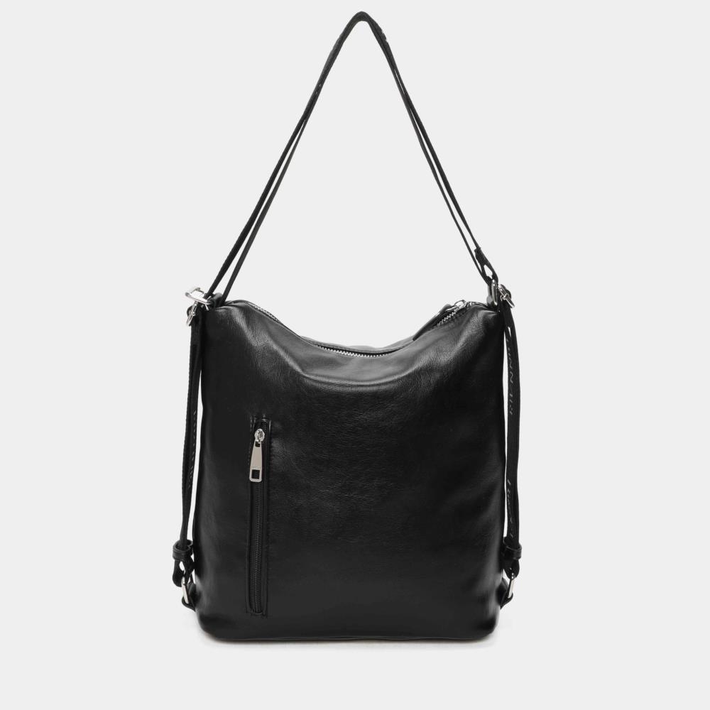 Bolso transformable en mochila Binnari Rosie 20892 negro trasera