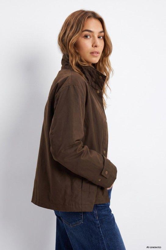 Parca tipo barbour Tiffosi Ginger lateral