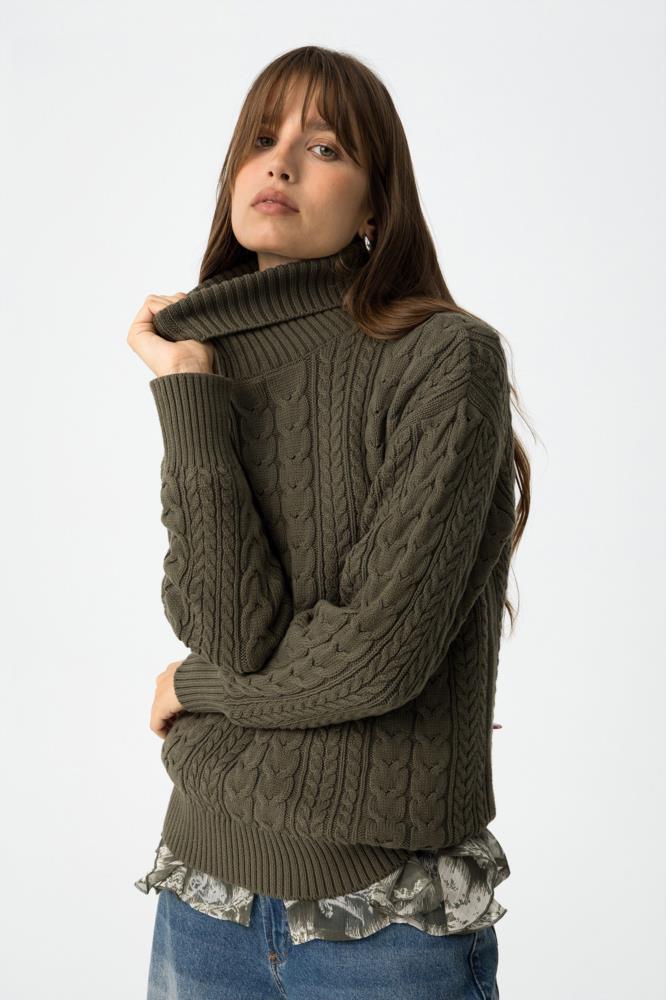 Jersey cisne coletas 2 anchos Tiffosi Rue caqui