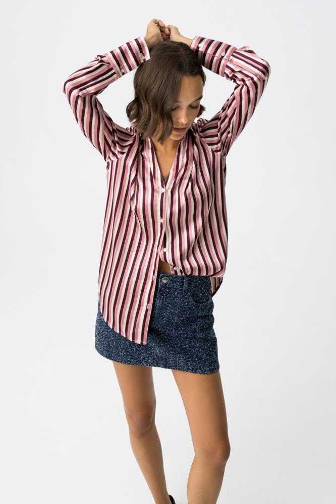 Camisa rayas vertical tricolor satinada Tiffosi Capricho_1