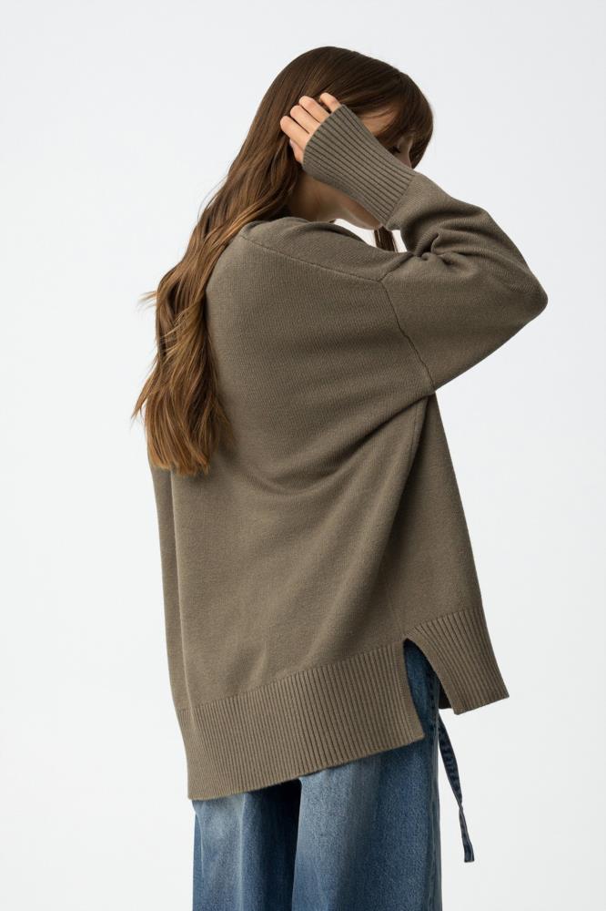 Chaqueta sin cuellos abiertos Tiffosi Elysium verde trasera
