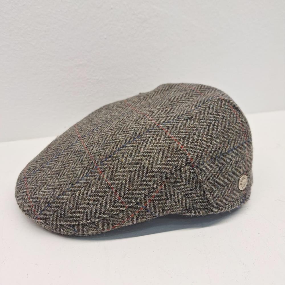 Visera cuadro con espiga campera gris