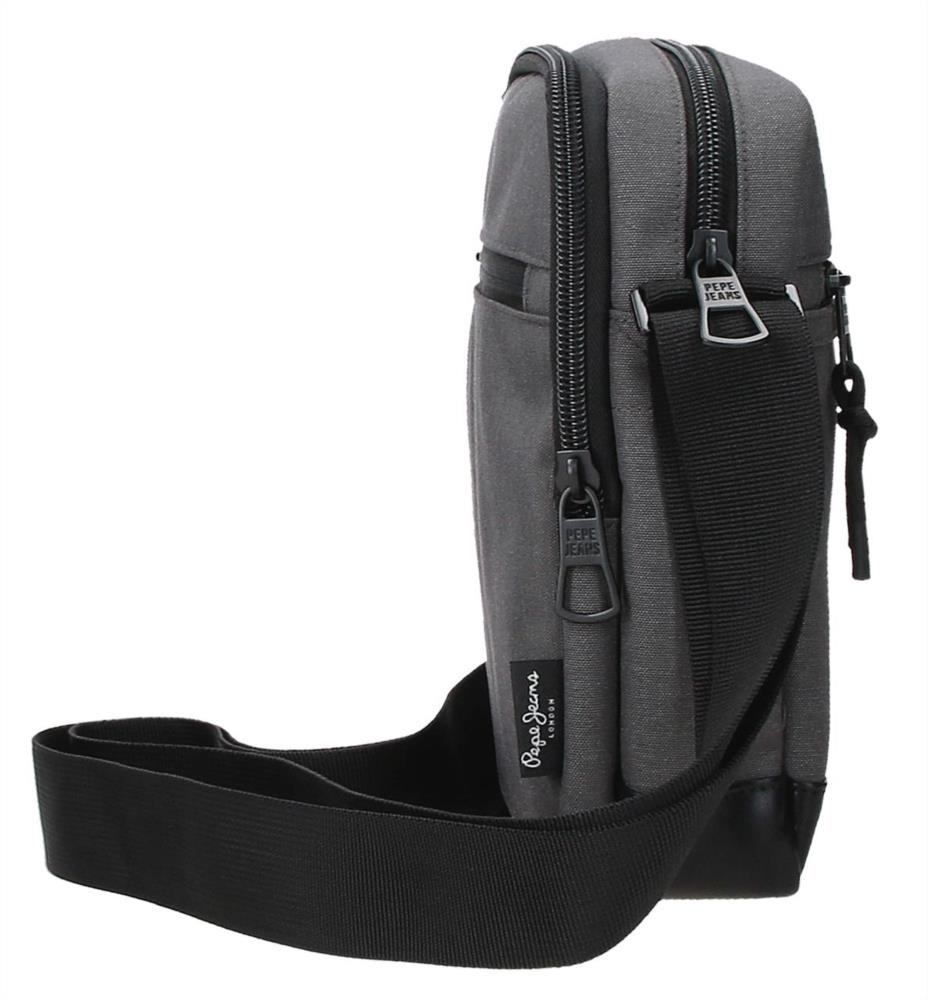 Bolso bandolera 2 cremalleras mediano Pepe Jeans Waltford 7275541 lateral
