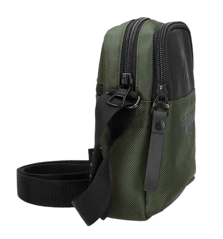 Bandolera mini Pepe Jeans Bromley verde lateral