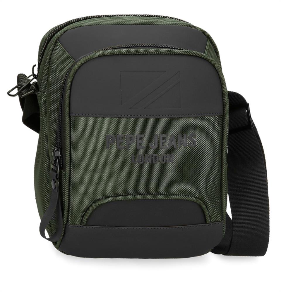 Bolso bandolera cordura mediano Pepe Jeans Bromley 70653 verde