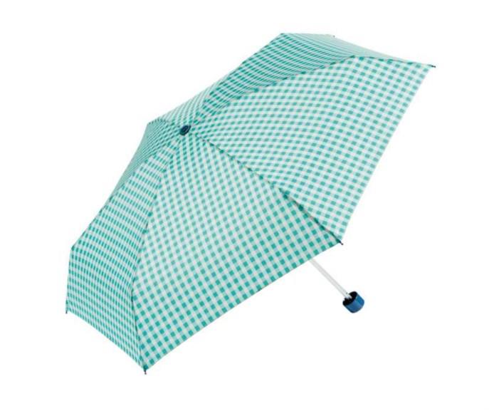 Paraguas plegable mini cuadros vichy Gotta 11476025 abierto
