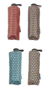 Paraguas plegable estampado geométrico vegetal Ezpeleta 10427