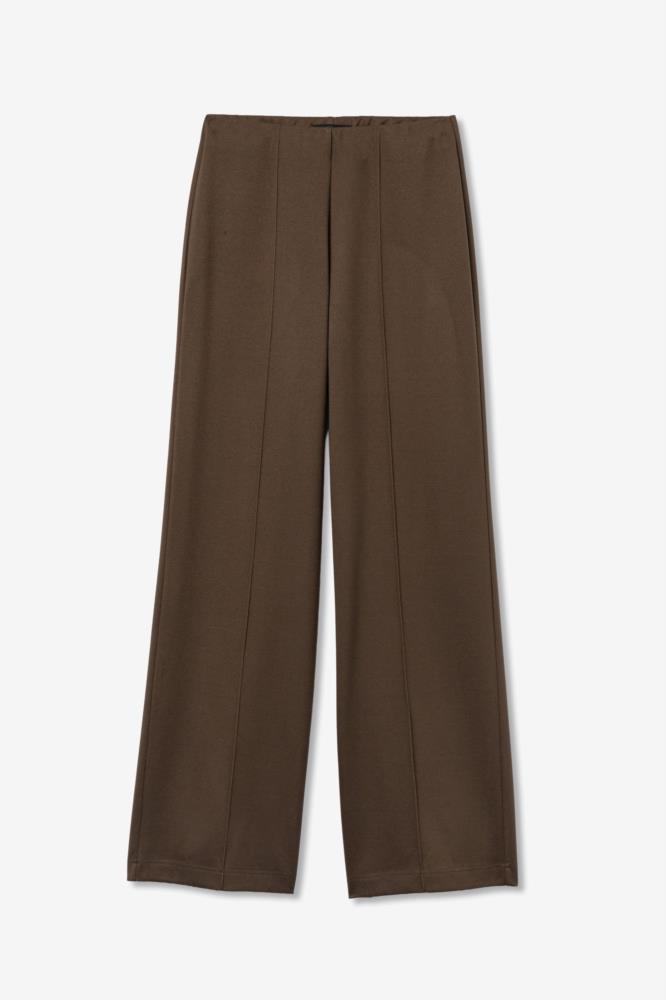 Pantalón cintura elástica afranelado Tiffosi Yorker marrón