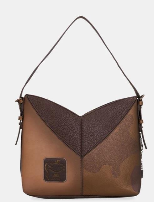 Bolso bandolera doble pico estampado Anekke orchestra 43822-449 trasera