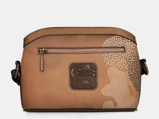 Bolso bandolera 3 cremallera  estampado Anekke orchestra 43823-258 trasera
